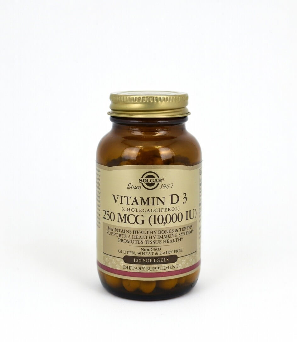 Solgar Vitamin D3 250 MCG (10,000 IU)